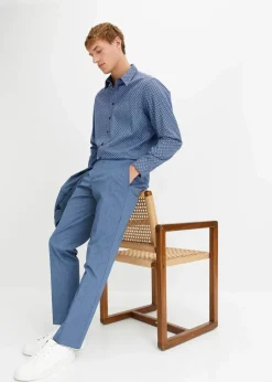 Langarmhemd aus reiner Baumwolle, Regular Fit|bonprix