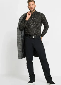 Langarmhemd aus reiner Baumwolle|bonprix Outlet