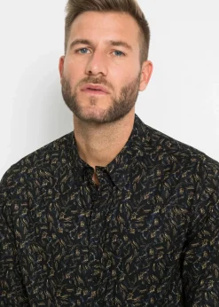 Langarmhemd aus reiner Baumwolle|bonprix Outlet