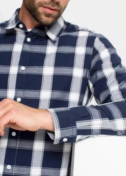 Langarmhemd aus reiner Baumwolle|bonprix