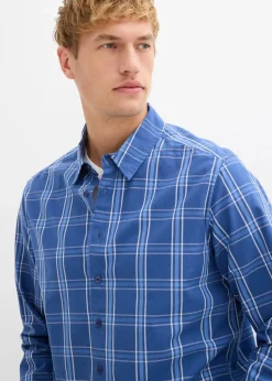 Langarmhemd aus reiner Bio-Baumwolle|bonprix Online