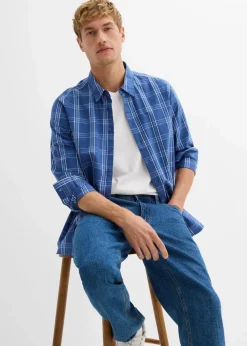 Langarmhemd aus reiner Bio-Baumwolle|bonprix Online