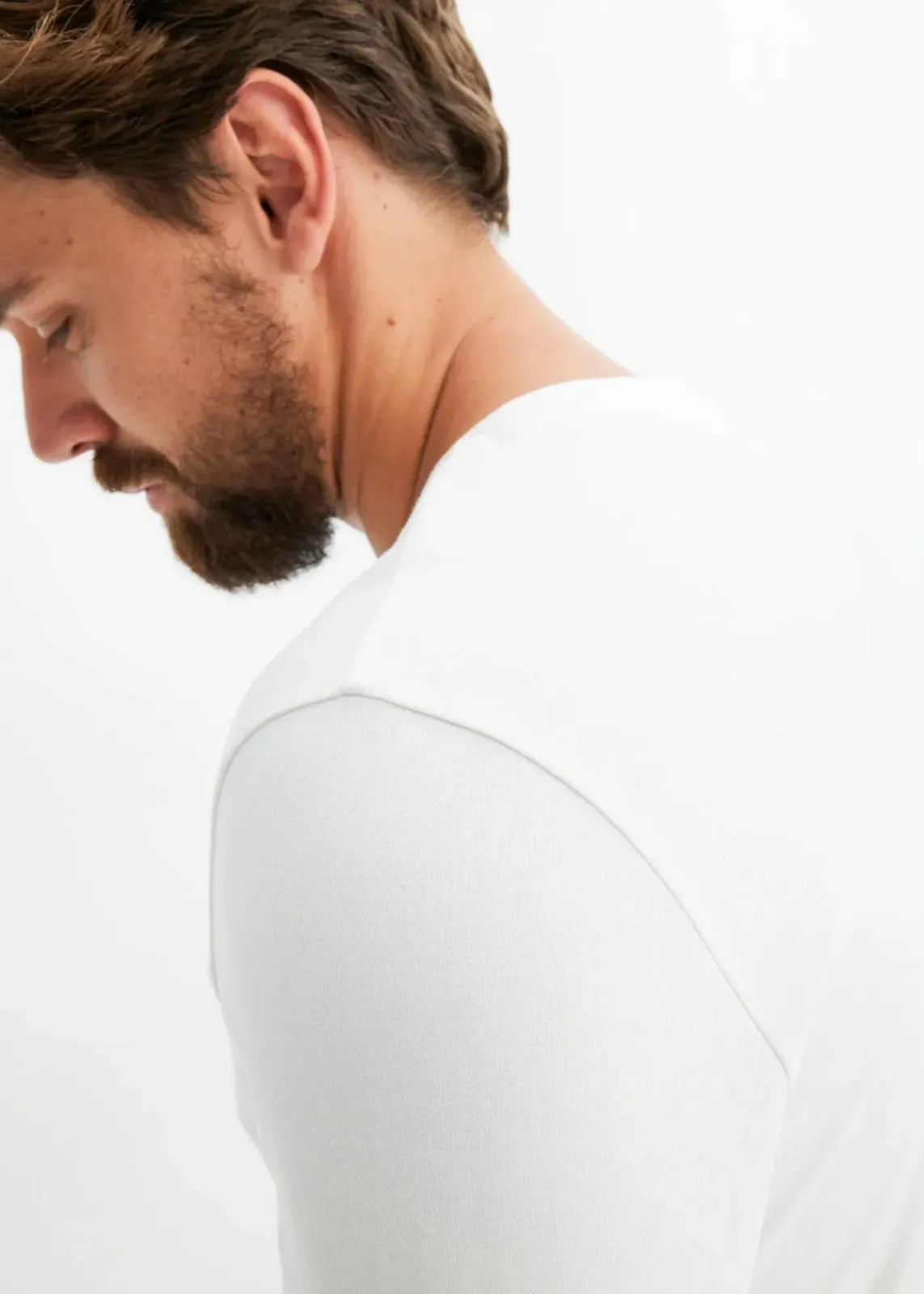 Langarm-Henleyshirt aus reiner Baumwolle|bonprix Online