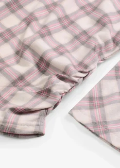 bonprix Shirts & Tops|Langarmshirt grau kariert