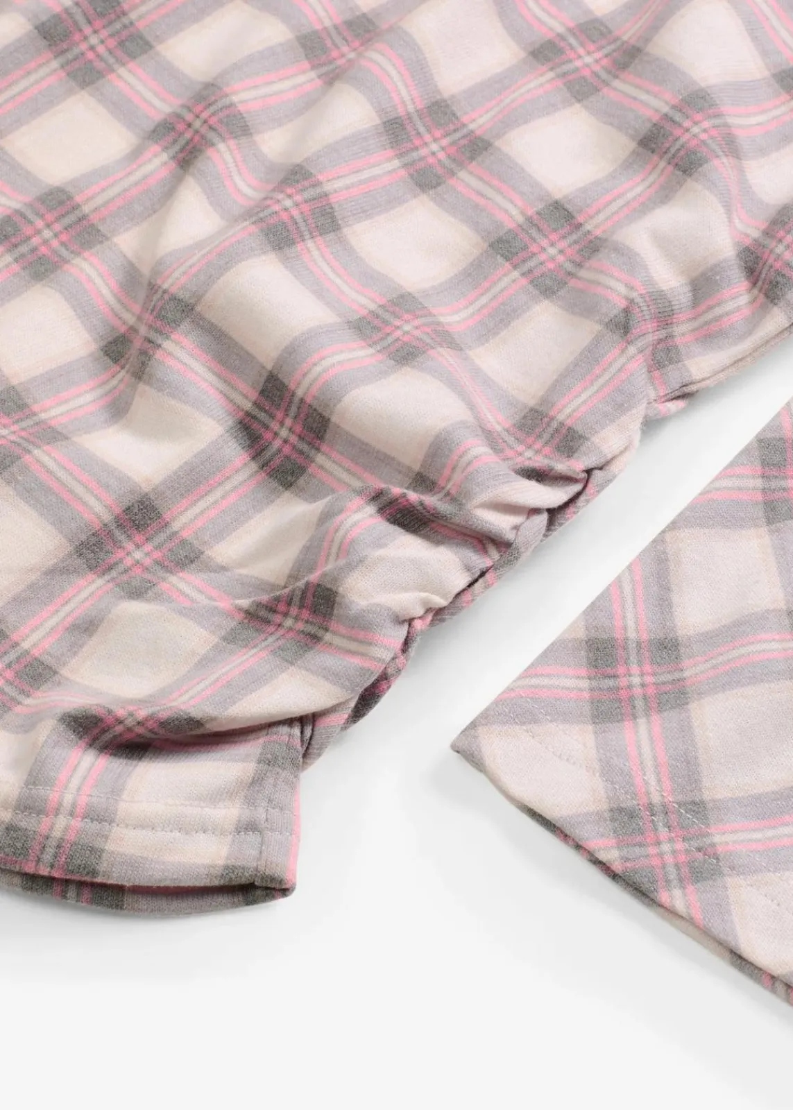 bonprix Shirts & Tops|Langarmshirt grau kariert