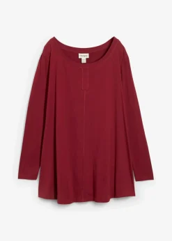 Langarmshirt aus Baumwoll-Viskose-Mix|bonprix Clearance