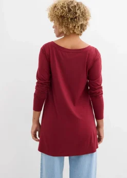 Langarmshirt aus Baumwoll-Viskose-Mix|bonprix Clearance