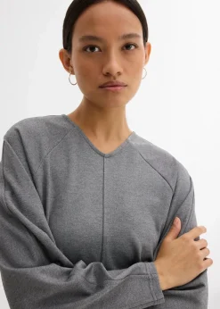 Langarmshirt aus bequemen Punto di Roma|bonprix Clearance