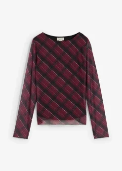 Langarmshirt aus feinem Mesh|bonprix Best