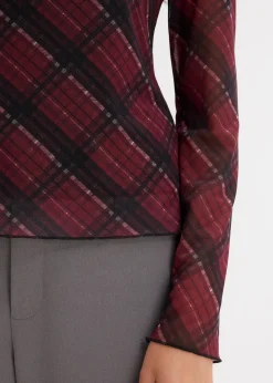 Langarmshirt aus feinem Mesh|bonprix Best