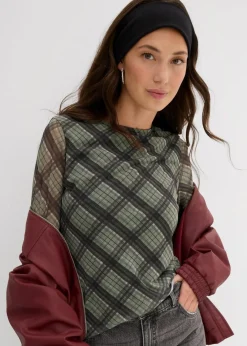 Langarmshirt aus feinem Mesh|bonprix Sale