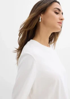 Langarmshirt aus reiner Bio-Baumwolle|bonprix New