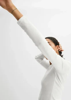 Langarmshirt aus reiner Bio-Baumwolle|bonprix Clearance