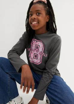 Langarmshirt aus reiner Bio-Baumwolle (3er Pack)|bonprix Best