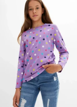 Langarmshirt aus reiner Bio-Baumwolle (3er Pack)|bonprix Clearance