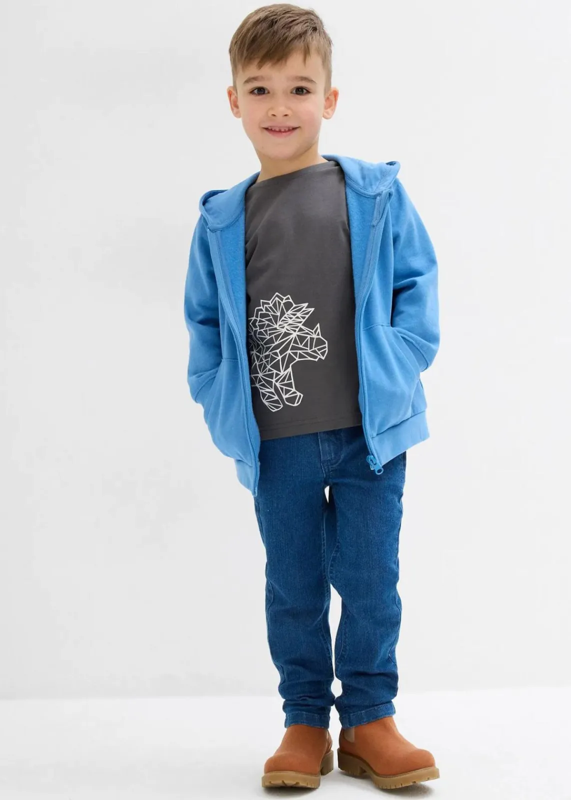 Langarmshirt aus reiner Bio-Baumwolle|bonprix Discount