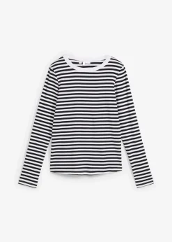 Langarmshirt aus reiner Bio-Baumwolle|bonprix Clearance