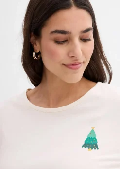 Langarmshirt aus reiner Bio-Baumwolle|bonprix Clearance