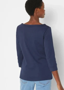 Langarmshirt aus reiner Bio-Baumwolle|bonprix Sale