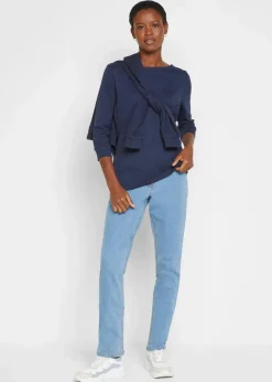 Langarmshirt aus reiner Bio-Baumwolle|bonprix Sale