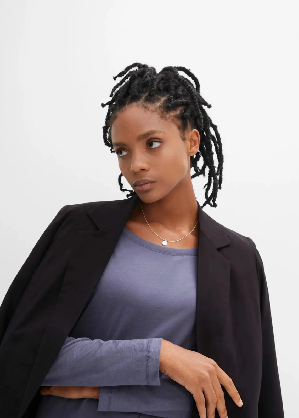 Langarmshirt aus reiner Baumwolle|bonprix Discount