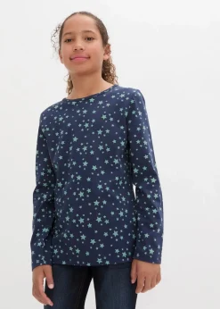 Langarmshirt aus reiner Bio-Baumwolle (3er Pack)|bonprix Outlet