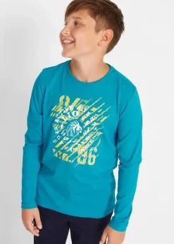 Langarmshirt aus reiner Bio-Baumwolle (2er-Pack)|bonprix