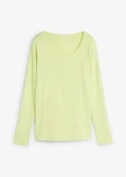 Langarmshirt aus reiner Bio-Baumwolle|bonprix Discount