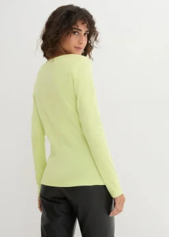 Langarmshirt aus reiner Bio-Baumwolle|bonprix Discount