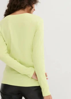 Langarmshirt aus reiner Bio-Baumwolle|bonprix Discount