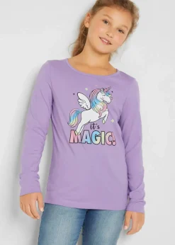 Langarmshirt aus reiner Bio-Baumwolle (2er Pack)|bonprix Online