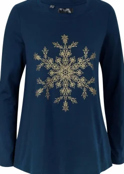 Langarmshirt aus reiner Baumwolle|bonprix New