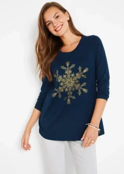 Langarmshirt aus reiner Baumwolle|bonprix New