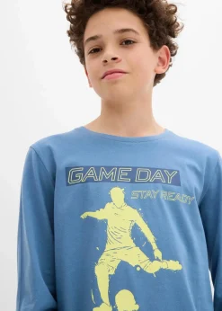 Langarmshirt aus reiner Bio-Baumwolle|bonprix Clearance