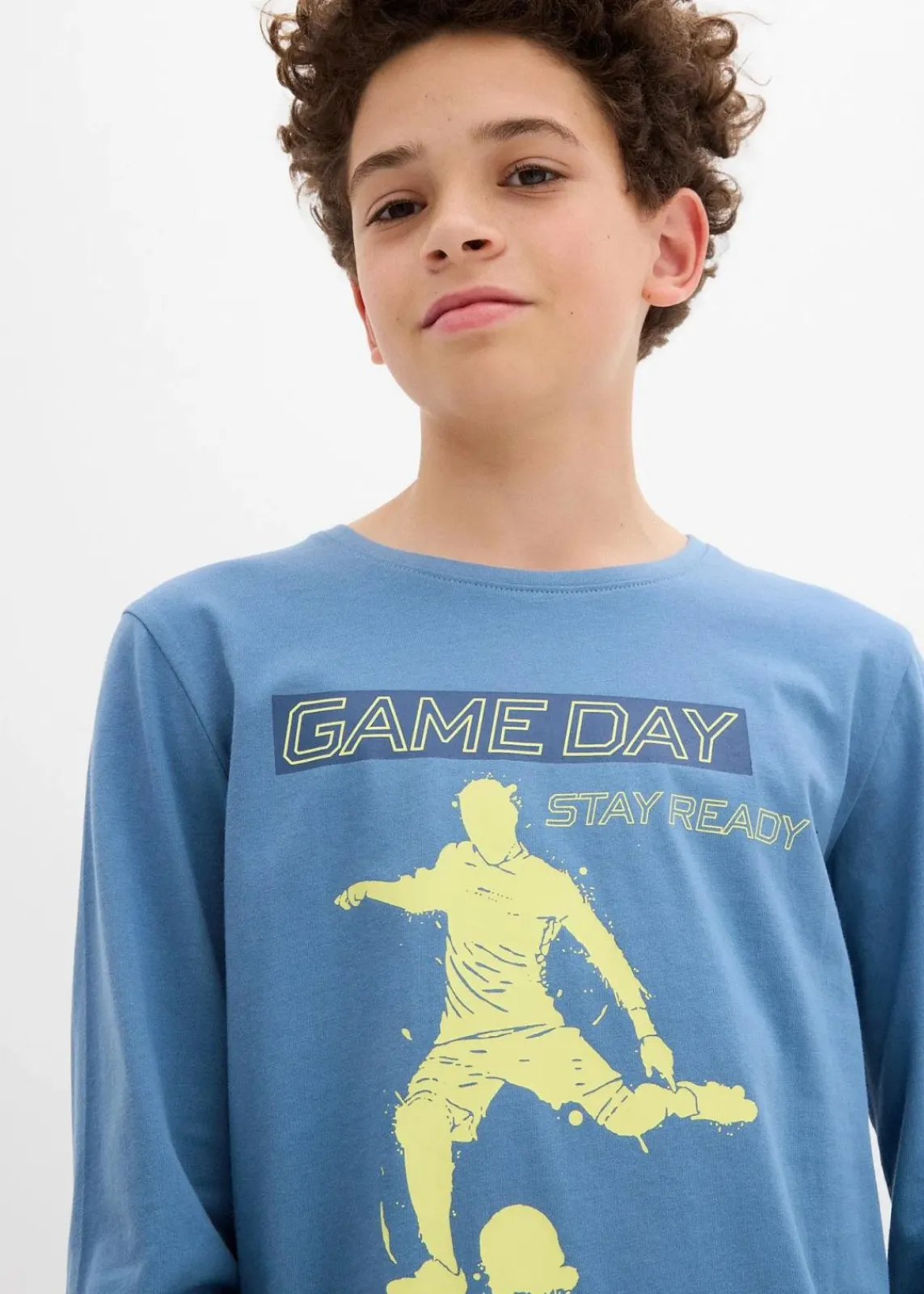 Langarmshirt aus reiner Bio-Baumwolle|bonprix Clearance