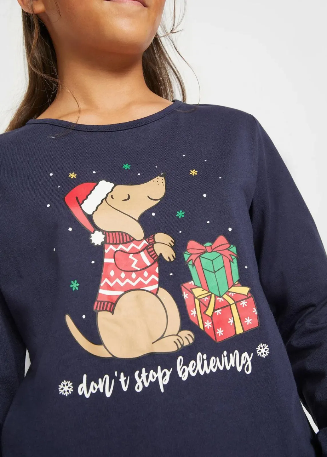 bonprix Mädchen 2-8 Jahre·Nachhaltigere Materialien|Mädchen 9-16 Jahre·Nachhaltigere Materialien|Langarmshirt aus reiner Bio-Baumwolle (2er Pack) rot/dunkelblau