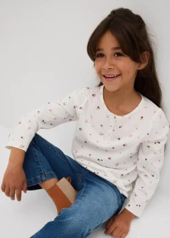 Langarmshirt aus reiner Bio-Baumwolle|bonprix Sale