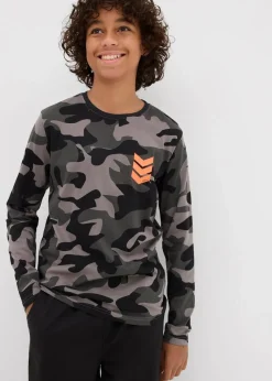 Langarmshirt aus reiner Baumwolle (3er-Pack)|bonprix