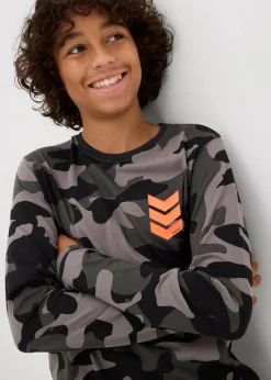 Langarmshirt aus reiner Baumwolle (3er-Pack)|bonprix