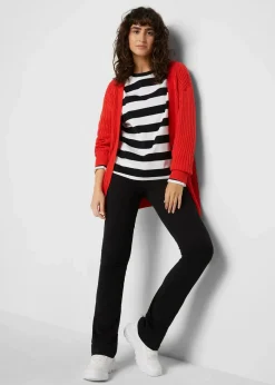 Langarmshirt aus reiner Interlock-Baumwolle|bonprix Hot