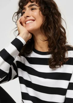 Langarmshirt aus reiner Interlock-Baumwolle|bonprix Hot