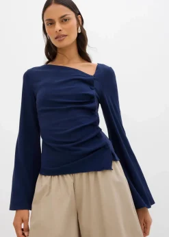 Langarmshirt aus Rippe|bonprix Clearance