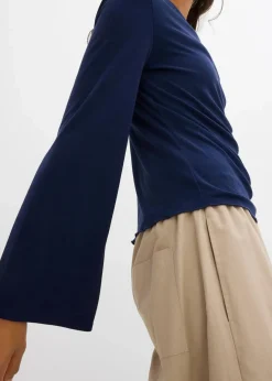 Langarmshirt aus Rippe|bonprix Clearance