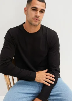 Langarmshirt (2er Pack)|bonprix