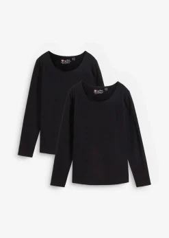 Langarmshirt (2er Pack)|bonprix