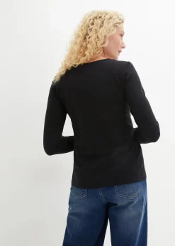 Langarmshirt (2er Pack)|bonprix