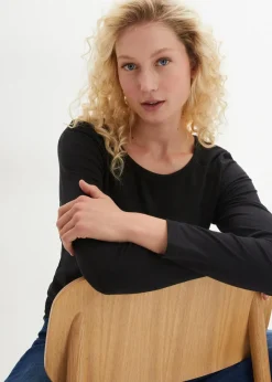 Langarmshirt (2er Pack)|bonprix