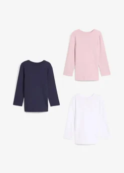Langarmshirt (3er Pack) aus reiner Bio-Baumwolle|bonprix Online