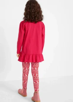 Langarmshirt+ Leggings aus reiner Bio-Baumwolle (2-tlg. Set)|bonprix New