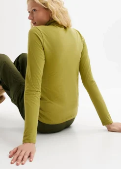 Langarmshirt mit reiner Bio-Baumwolle|bonprix Discount